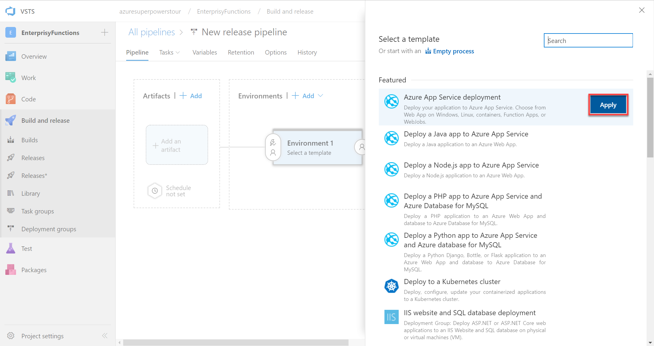 Azure Functions for the Enterprise + Setting up CI/CD Pipelines